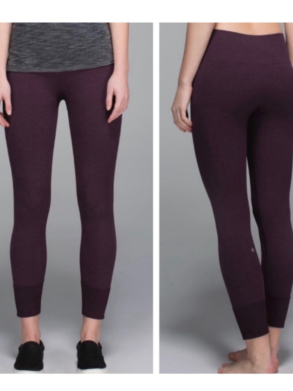 Lululemon Ebb to Street seamless tights leggings black cherry 4 - Picture 4 of 9